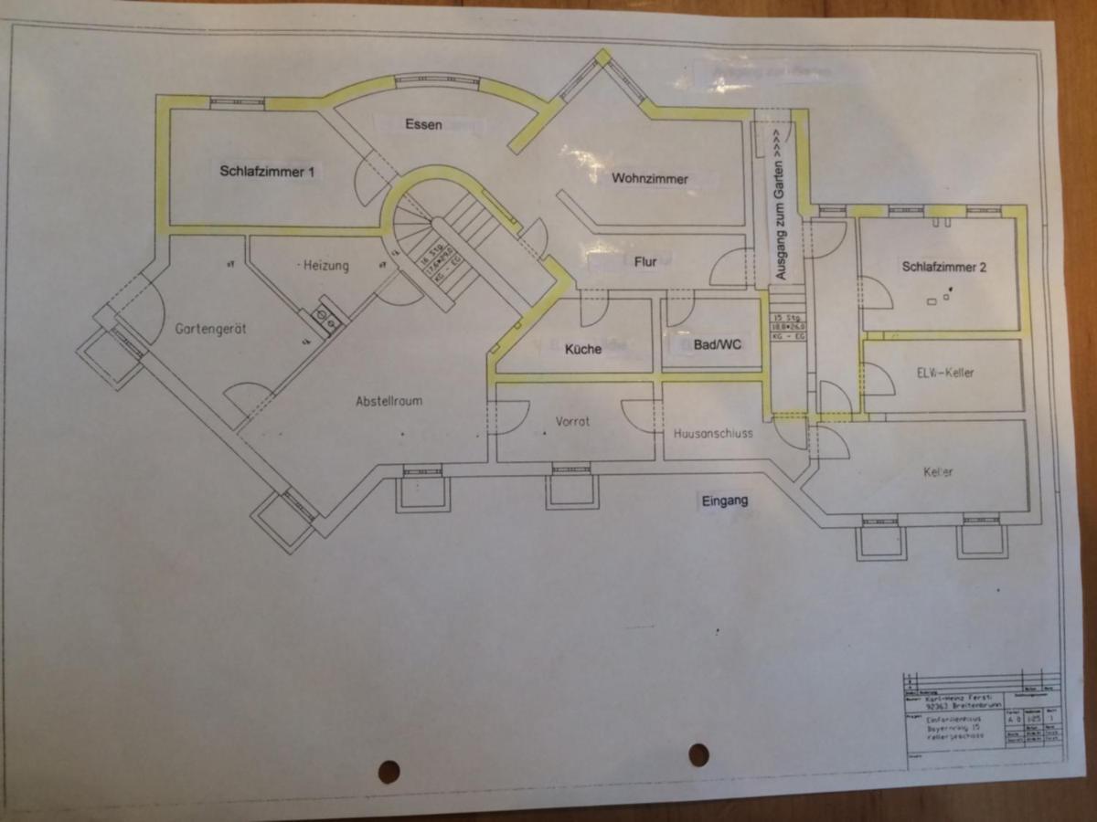 Ferienwohnung Bayernring Breitenbrunn  Eksteriør bilde